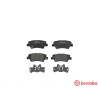 Jeu de 4 plaquettes de frein BREMBO P 30 054