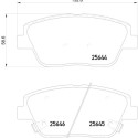 Jeu de 4 plaquettes de frein BREMBO P 30 066
