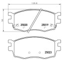 Jeu de 4 plaquettes de frein BREMBO P 30 069