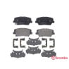 Jeu de 4 plaquettes de frein BREMBO P 30 070