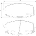 Jeu de 4 plaquettes de frein BREMBO P 30 077