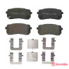 Jeu de 4 plaquettes de frein BREMBO P 30 080