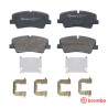 Jeu de 4 plaquettes de frein BREMBO P 30 085