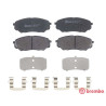 Jeu de 4 plaquettes de frein BREMBO P 30 086