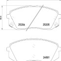 Jeu de 4 plaquettes de frein BREMBO P 30 093