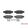 Jeu de 4 plaquettes de frein BREMBO P 36 021