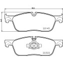 Jeu de 4 plaquettes de frein BREMBO P 36 035