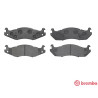 Jeu de 4 plaquettes de frein BREMBO P 37 001