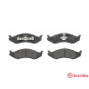 Jeu de 4 plaquettes de frein BREMBO P 37 004