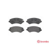 Jeu de 4 plaquettes de frein BREMBO P 37 007