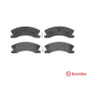 Jeu de 4 plaquettes de frein BREMBO P 37 008