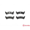 Jeu de 4 plaquettes de frein BREMBO P 37 012