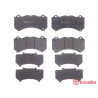 Jeu de 4 plaquettes de frein BREMBO P 37 018