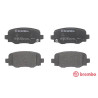 Jeu de 4 plaquettes de frein BREMBO P 37 020