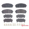 Jeu de 4 plaquettes de frein BREMBO P 37 021