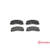 Jeu de 4 plaquettes de frein BREMBO P 41 002