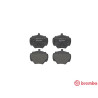 Jeu de 4 plaquettes de frein BREMBO P 44 001