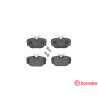 Jeu de 4 plaquettes de frein BREMBO P 44 009
