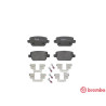 Jeu de 4 plaquettes de frein BREMBO P 44 017