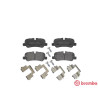 Jeu de 4 plaquettes de frein BREMBO P 44 019