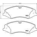 Jeu de 4 plaquettes de frein BREMBO P 44 024