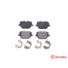 Jeu de 4 plaquettes de frein BREMBO P 44 025