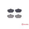 Jeu de 4 plaquettes de frein BREMBO P 46 001