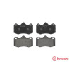 Jeu de 4 plaquettes de frein BREMBO P 47 001