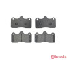 Jeu de 4 plaquettes de frein BREMBO P 47 002