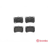Jeu de 4 plaquettes de frein BREMBO P 49 007