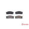 Jeu de 4 plaquettes de frein BREMBO P 49 010
