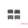 Jeu de 4 plaquettes de frein BREMBO P 49 011