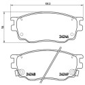 Jeu de 4 plaquettes de frein BREMBO P 49 033