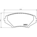 Jeu de 4 plaquettes de frein BREMBO P 49 034
