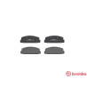 Jeu de 4 plaquettes de frein BREMBO P 49 037