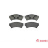 Jeu de 4 plaquettes de frein BREMBO P 49 039