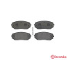 Jeu de 4 plaquettes de frein BREMBO P 49 040