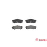 Jeu de 4 plaquettes de frein BREMBO P 49 042