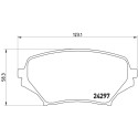 Jeu de 4 plaquettes de frein BREMBO P 49 043