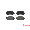 Jeu de 4 plaquettes de frein BREMBO P 49 045