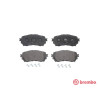 Jeu de 4 plaquettes de frein BREMBO P 49 048