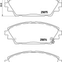 Jeu de 4 plaquettes de frein BREMBO P 49 050