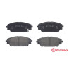 Jeu de 4 plaquettes de frein BREMBO P 49 050