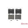 Jeu de 4 plaquettes de frein BREMBO P 50 018