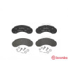 Jeu de 4 plaquettes de frein BREMBO P 50 021