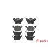 Jeu de 4 plaquettes de frein BREMBO P 50 032