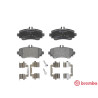 Jeu de 4 plaquettes de frein BREMBO P 50 036