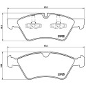 Jeu de 4 plaquettes de frein BREMBO P 50 063