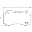 Jeu de 4 plaquettes de frein BREMBO P 50 087