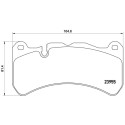 Jeu de 4 plaquettes de frein BREMBO P 50 092